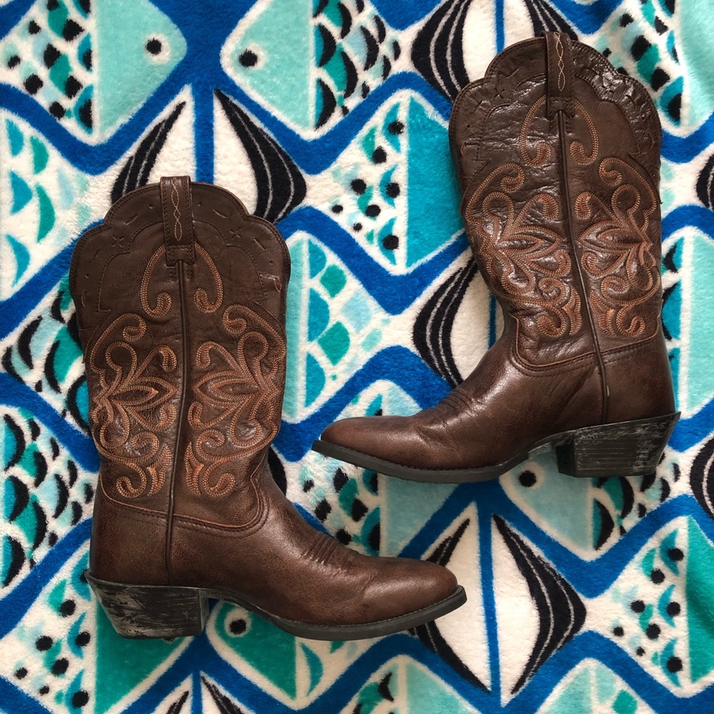 Ariat Heritage Leather Mid Calf Boots size 6